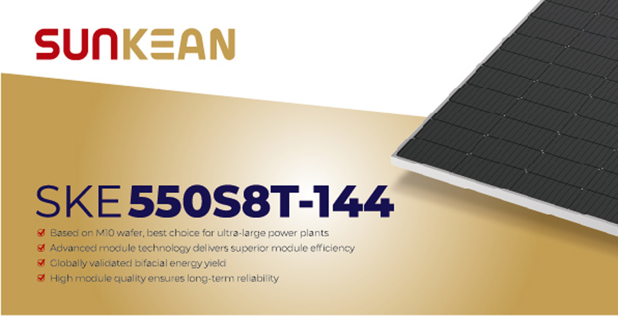 550W bifaciaal zonnepaneel