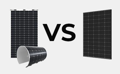 Flexibele zonnepanelen of vaste zonnepanelen, wat is beter voor campers?