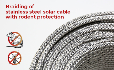 Oplossingen voor knaagdierbesmettingen: gebruik van roestvrijstalen gevlochten kabels om uw zonnepaneel te beschermen